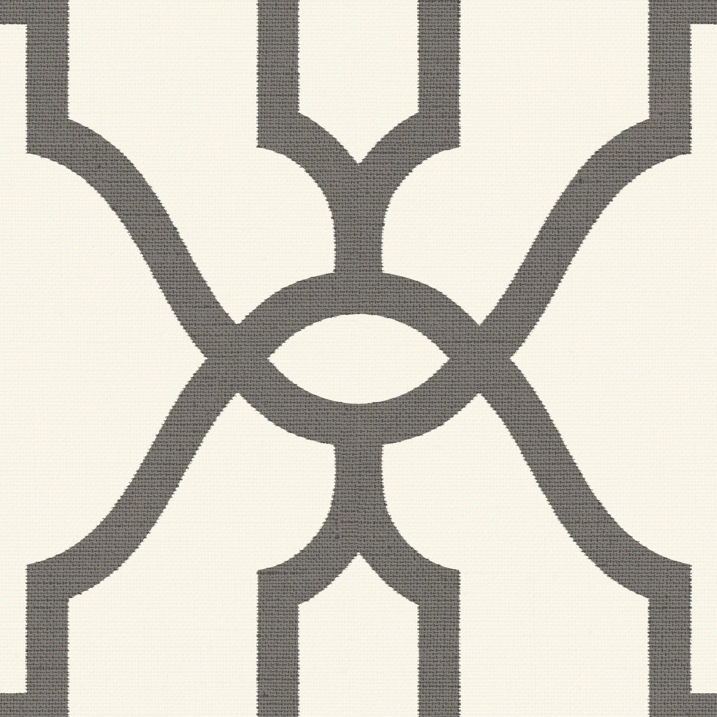 York Wallcoverings Magnolia Home Vol. II Repurpose Woven Trellis Charcoal Wallpaper   Greys   - ME1550