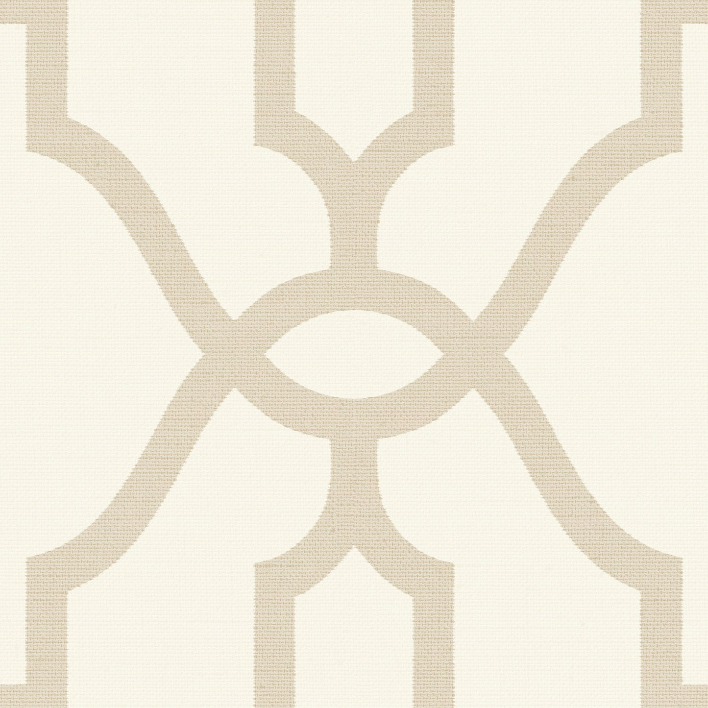 York Wallcoverings Magnolia Home Vol. II Woven Trellis Beige Wallpaper   Neutrals   - ME1554
