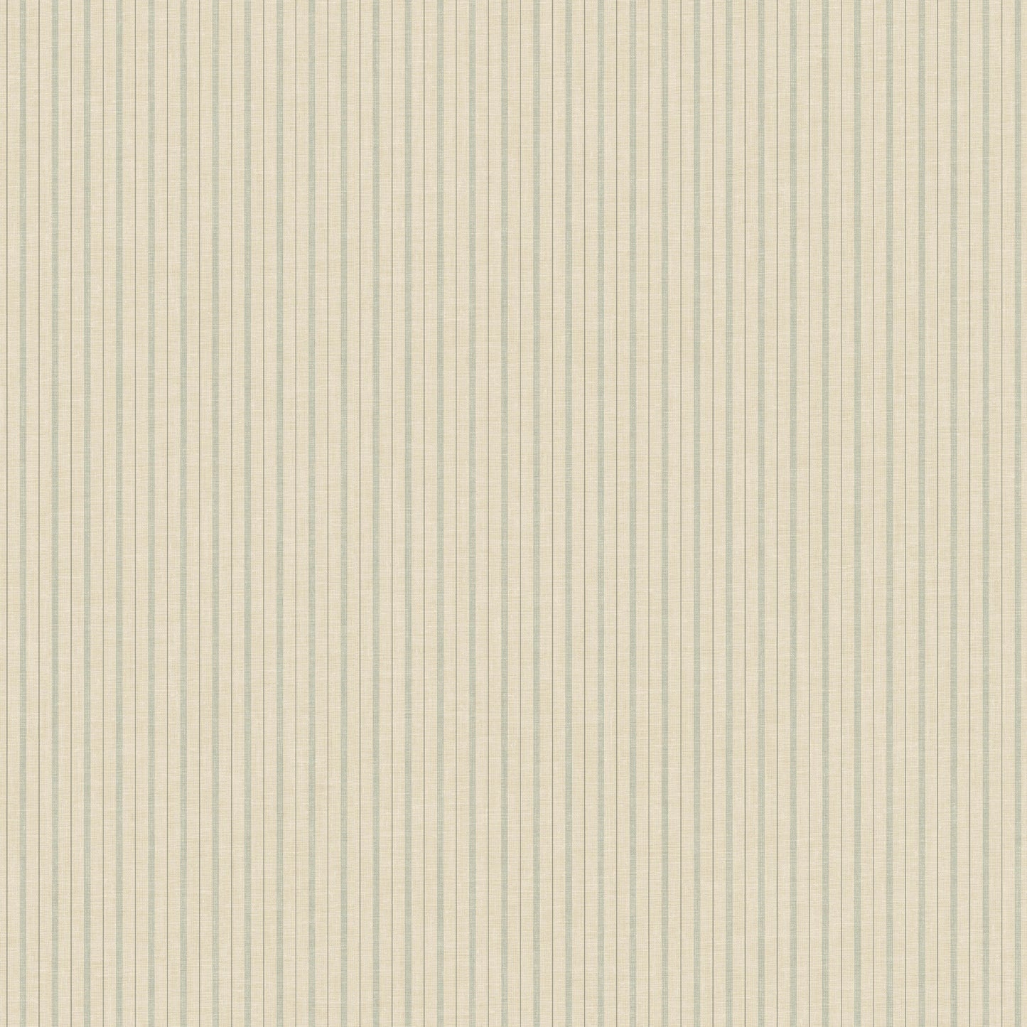 York Wallcoverings Magnolia Home Vol. II French Ticking Khaki and Light Blue Wallpaper   Blues   - ME1560