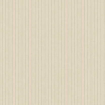 York Wallcoverings Magnolia Home Vol. II French Ticking Khaki and Light Blue Wallpaper   Blues   - ME1560