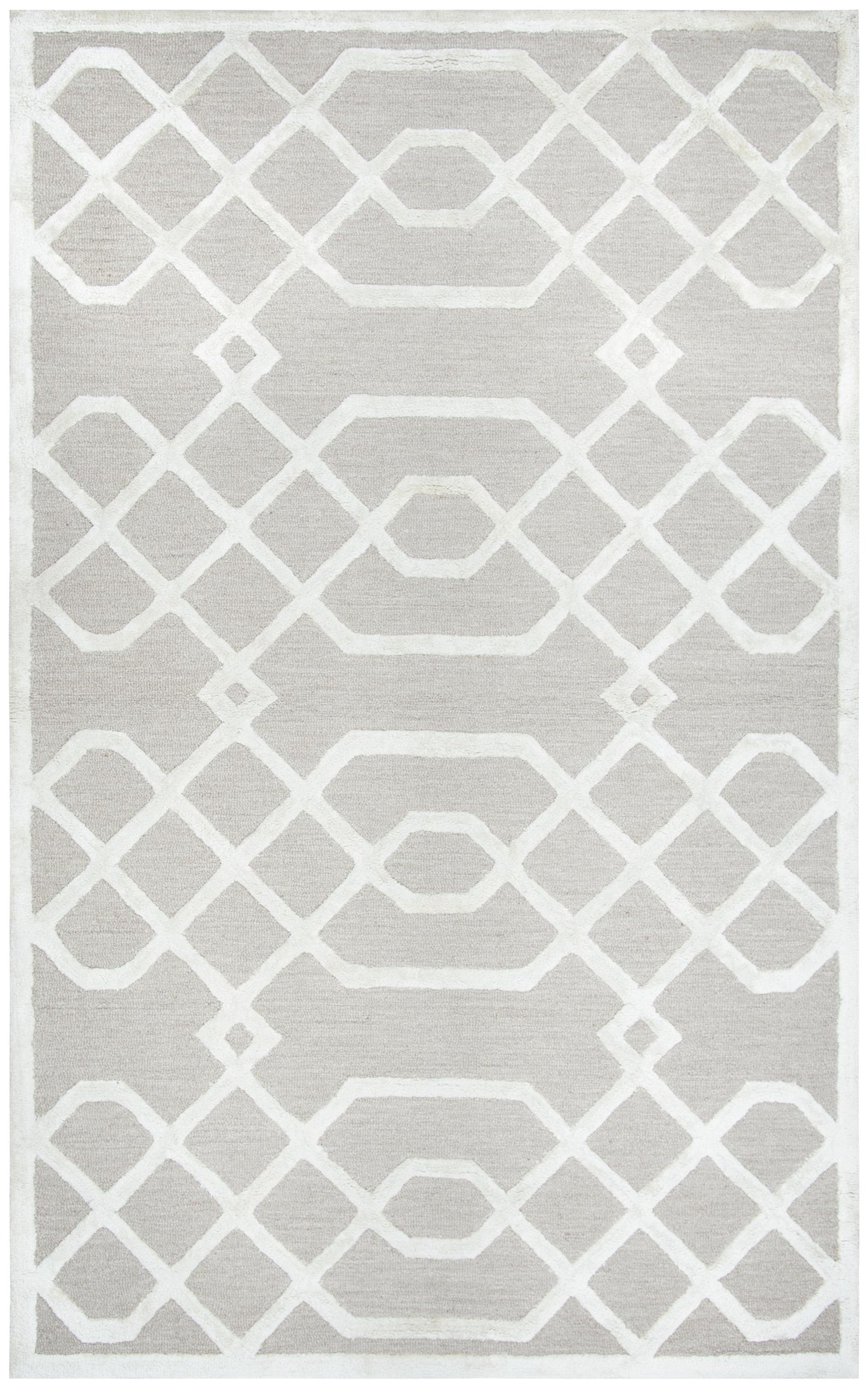 9' x 12' contemporary rug.