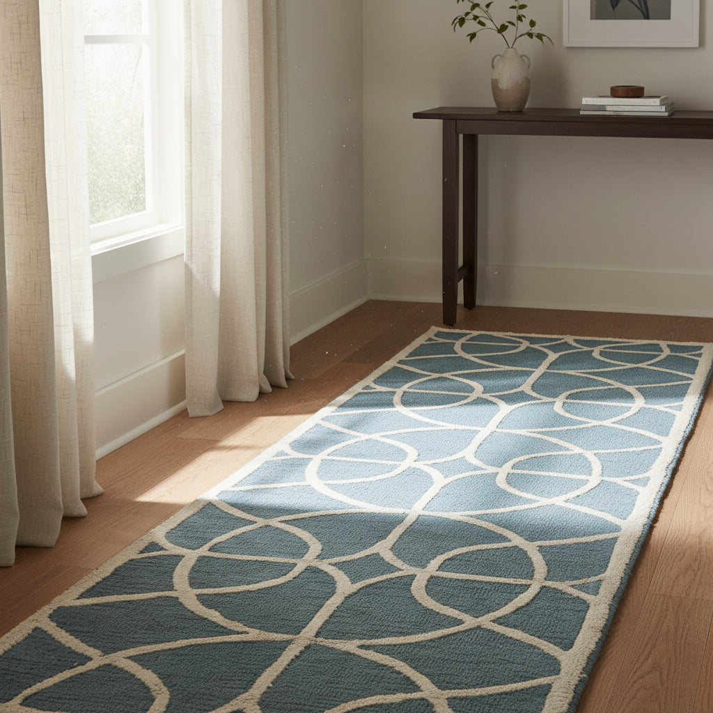 Contemporary rug, 3' x 5'.