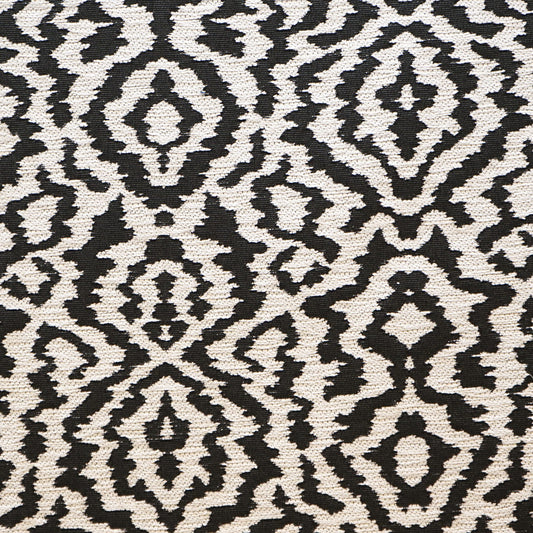 JF Fabrics Crypton Home MELCOURT 97 Fabric Traditional,Transitional,Contemporary,Geometric Black  Chenille,Jacquard - 5728197 J6821