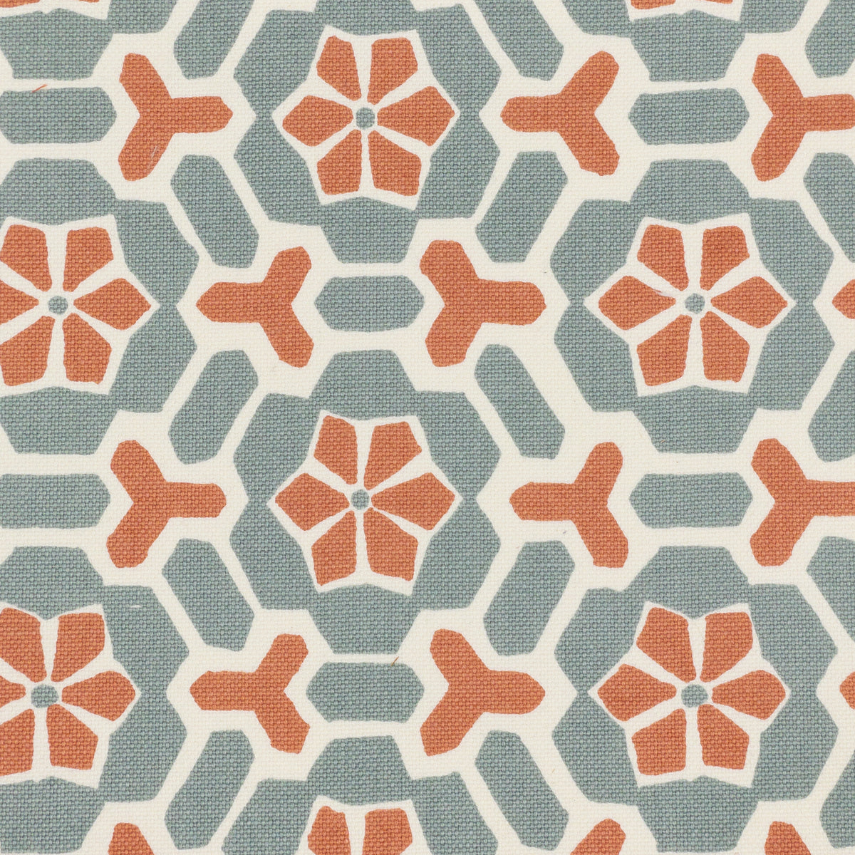 STOUT TEXTILES  MULTIPURPOSE,PRINT TRANSITIONAL,, GEOMETRIC SEAGLASS   - MERG-1