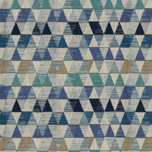 NICHOLASJOHN INC Mergall-Blue Geometric   Fabric - NJ26-3898