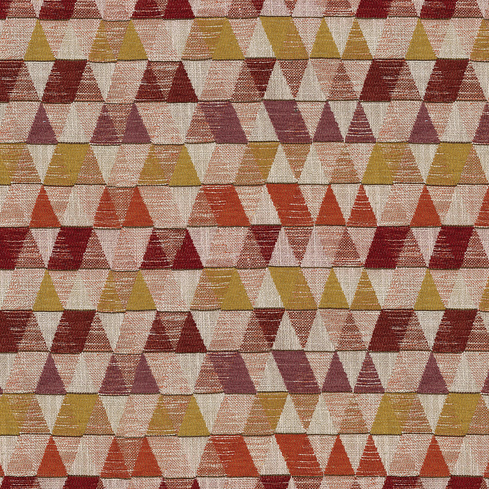 NICHOLASJOHN INC Mergall-Red Geometric   Fabric - NJ26-3899