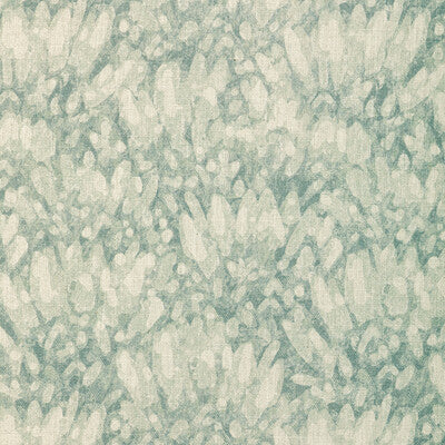 KRAVET COUTURE PRINT MODERN TEAL,LIGHT BLUE,GREEN   - MERIDA.31.0