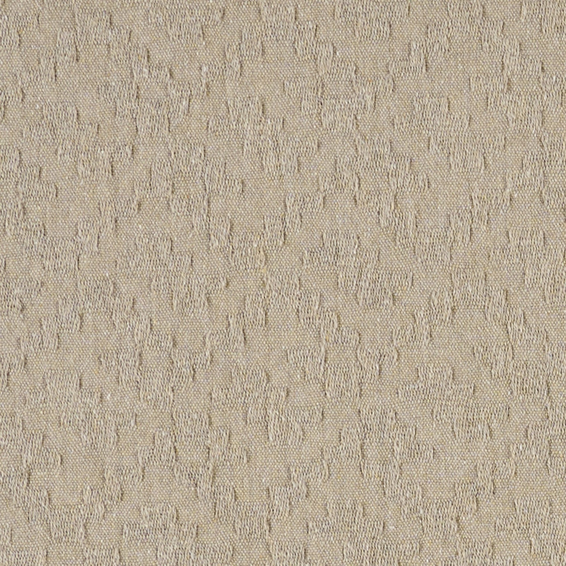 Brown jacquard fabric with a geometric pattern; textured upholstery material.