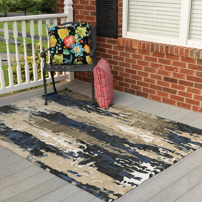 Area rug, 9' x 12'.