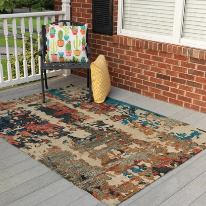 Contemporary rug, 8' x 10'.
