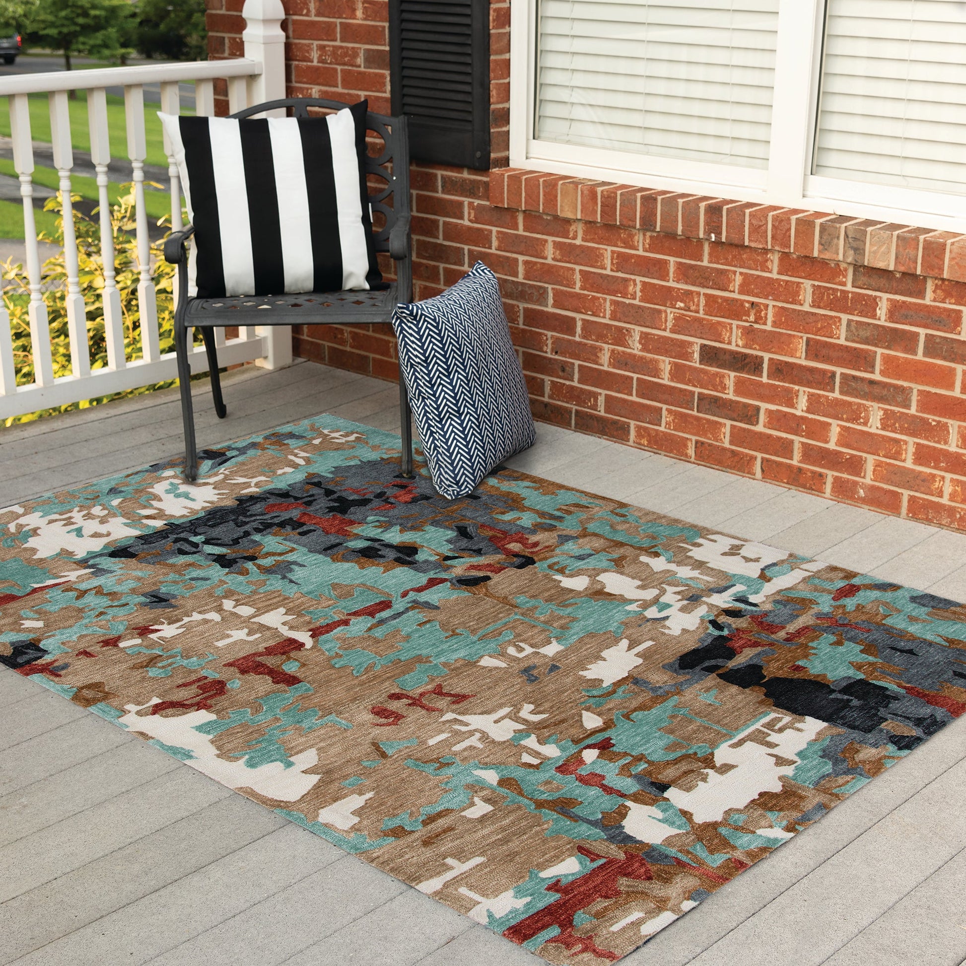 RIZZY HOME RUGS Metro Contemporary 9' x 12' - METMET10500548611