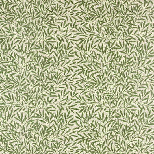 MORRIS & CO Emerys Willow Fabric Leaves , Trees Leaf Green   - MEWF227020