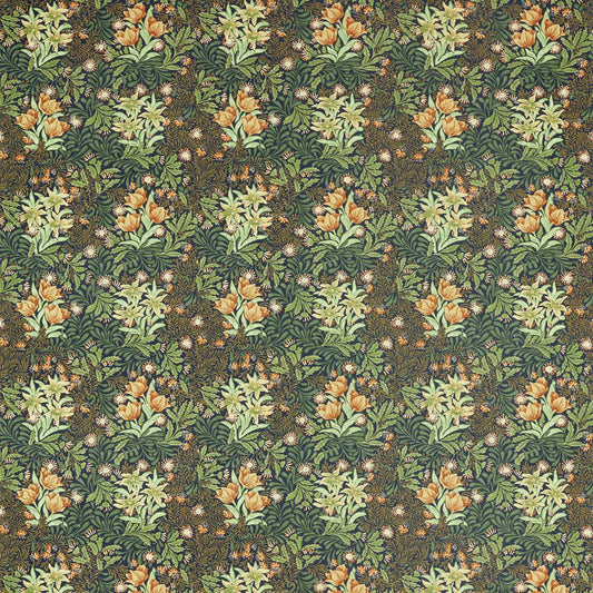 MORRIS & CO Bower Fabric Contemporary, Floral Indigo   - MEWF227029