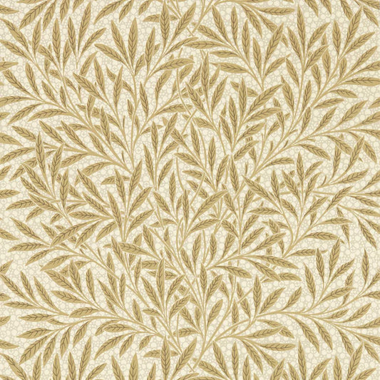 MORRIS & CO Emerys Willow Wallpaper Leaves , Trees Citrus Stone  Surflex-Printed Wallpaper - MEWW217185