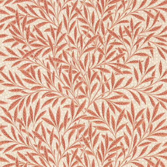 MORRIS & CO Emerys Willow Wallpaper Leaves , Trees Chrysanthemum Pink  Surflex-Printed Wallpaper - MEWW217186