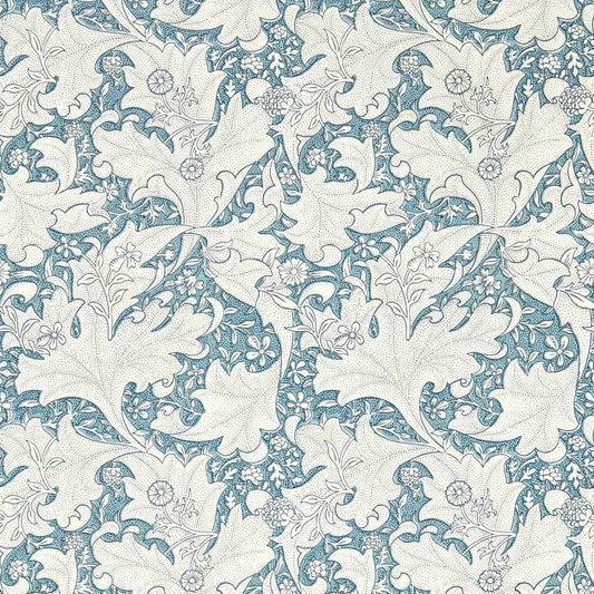 MORRIS & CO Wallflower Wallpaper Leaves , Trees Woad Blue  Flexo-Printed Wallpaper - MEWW217187