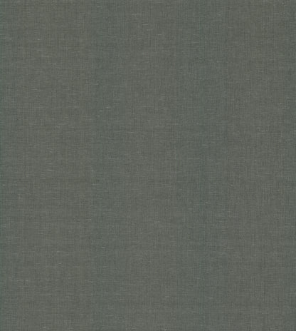 Grey-green crosshatch wallpaper swatch with emerald string pattern.