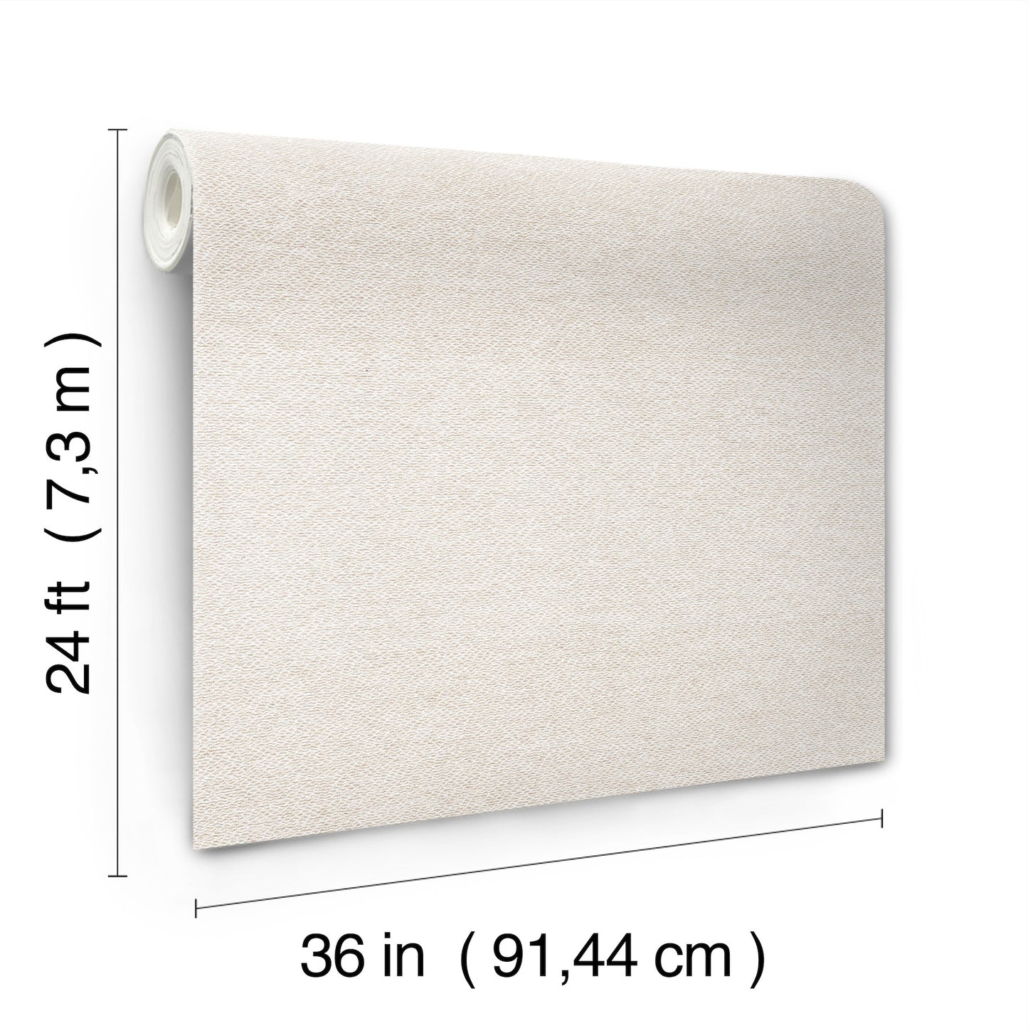 York Wallcoverings Magnolia Home 4 Paper White Yarn Wallpaper Transitional Small Prints Whites and Off-Whites   - MF4703MH