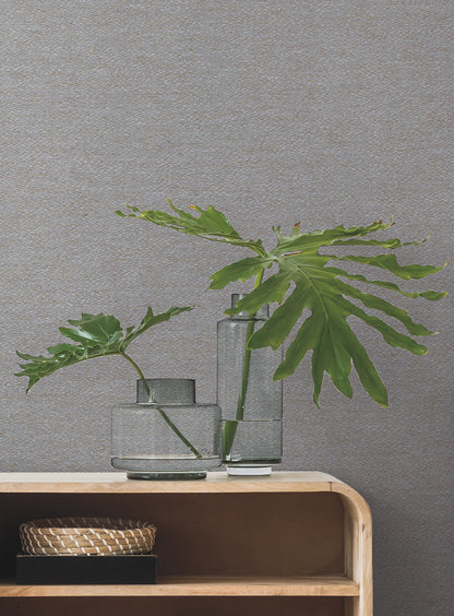 York Wallcoverings Magnolia Home 4 Paper Light Blue Yarn Wallpaper Transitional Small Prints Blues   - MF4706MH