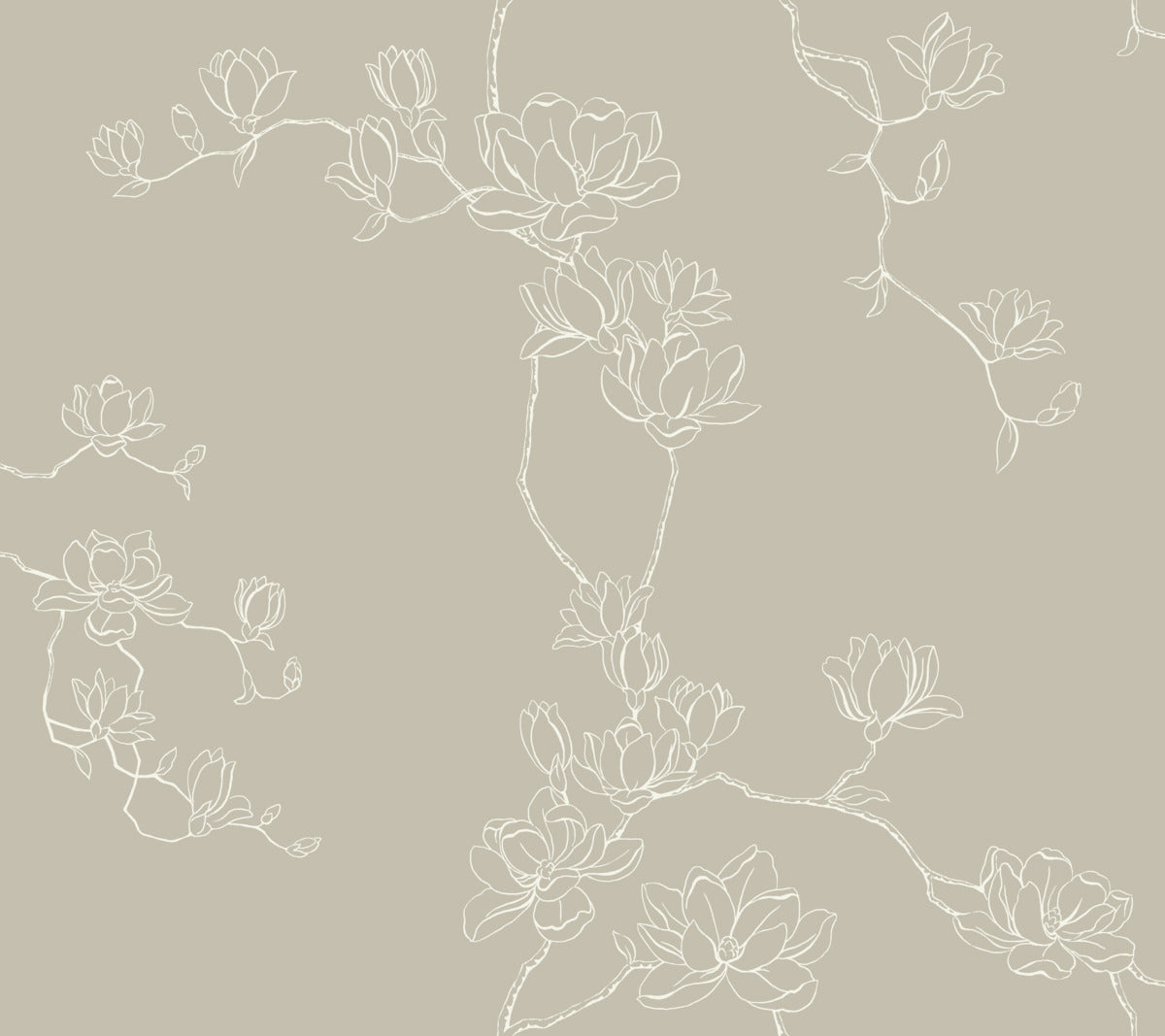 Magnolia Home 4 Magnolia Branches Botanical Farmhouse Beige   - MF4736