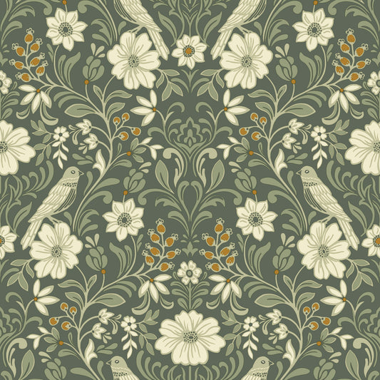 Magnolia Home 4 Colette Botanical Modern Green   - MF4741