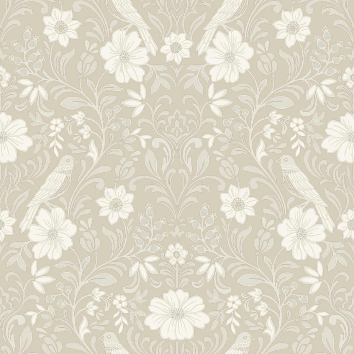 Magnolia Home 4 Colette Botanical Modern Beige   - MF4744