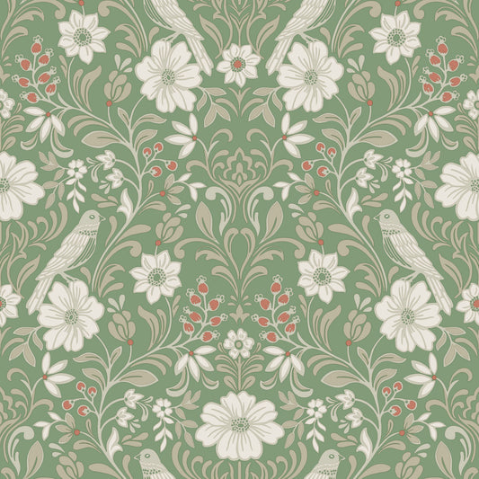 Magnolia Home 4 Colette Botanical Modern Green   - MF4747