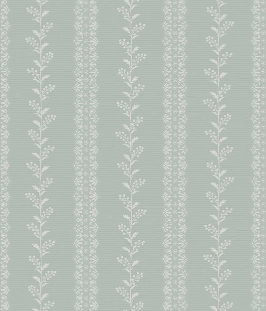York Wallcoverings Magnolia Home 4 Everleigh Sage Wallpaper Transitional Botanical Greens   - MF4762