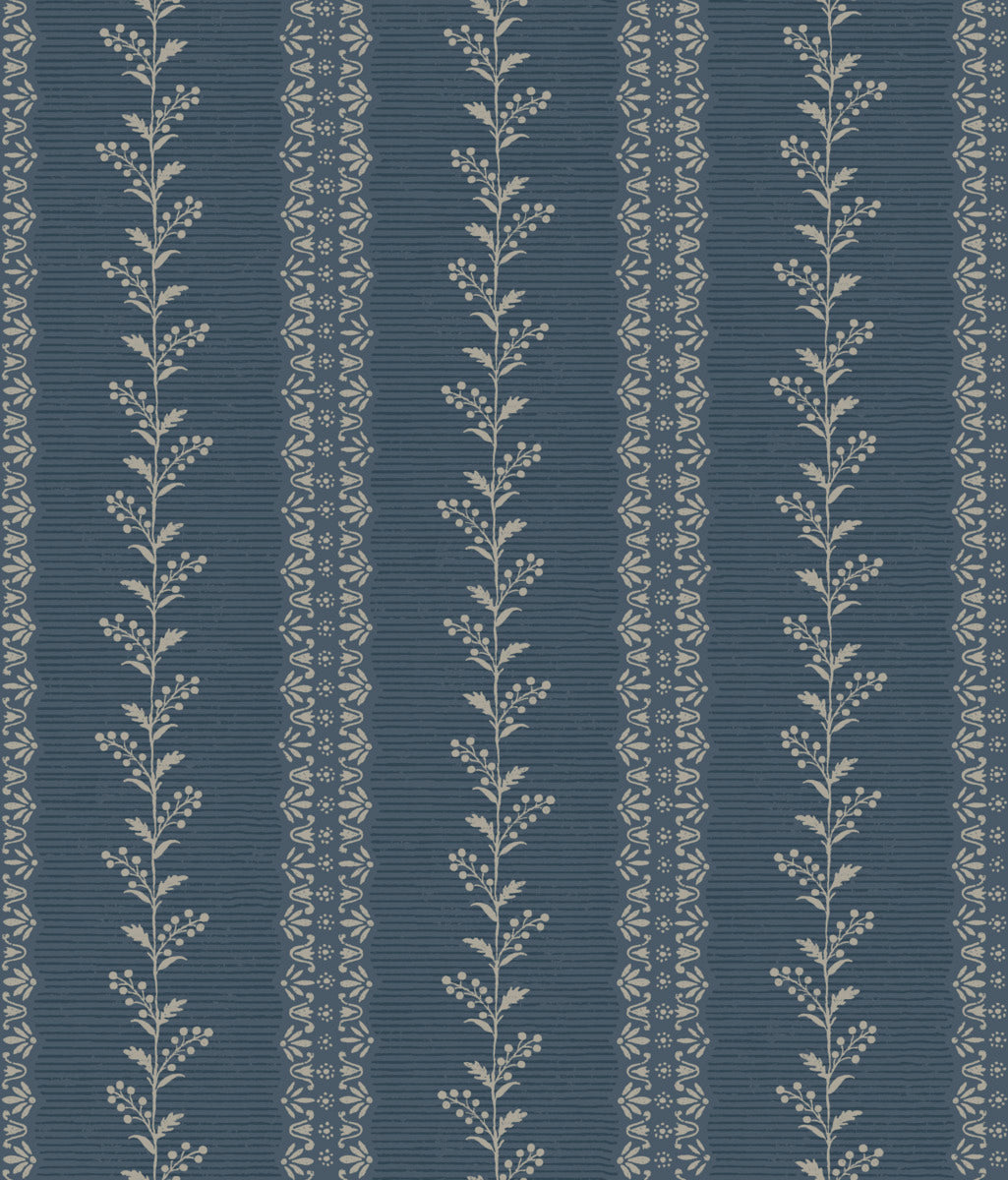 Magnolia Home 4 Everleigh Botanical Transitional Blue   - MF4766