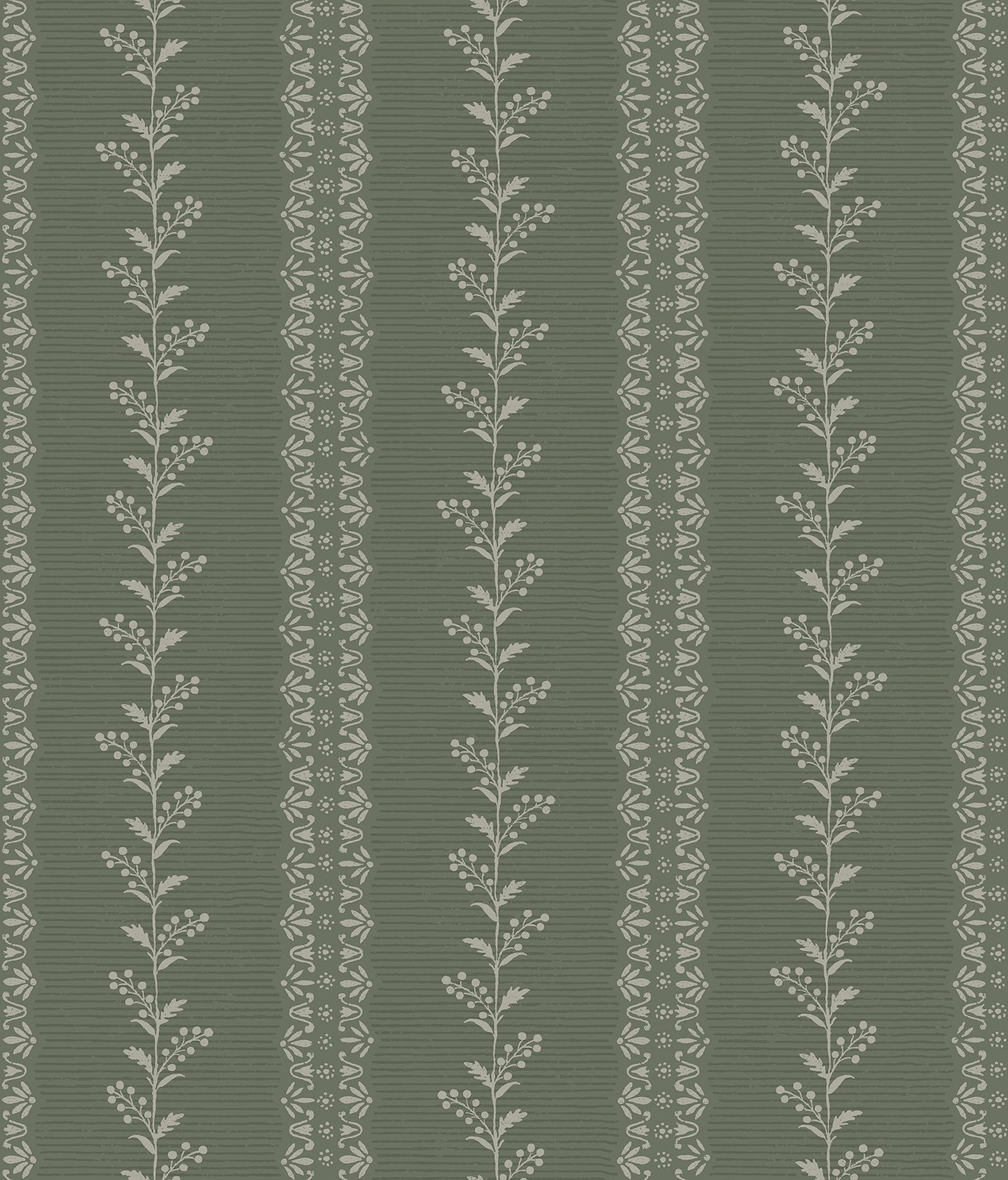 York Wallcoverings Magnolia Home 4 Everleigh Pine Wallpaper Transitional Botanical Greens   - MF4767