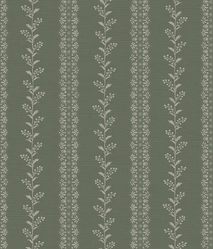 York Wallcoverings Magnolia Home 4 Everleigh Pine Wallpaper Transitional Botanical Greens   - MF4767