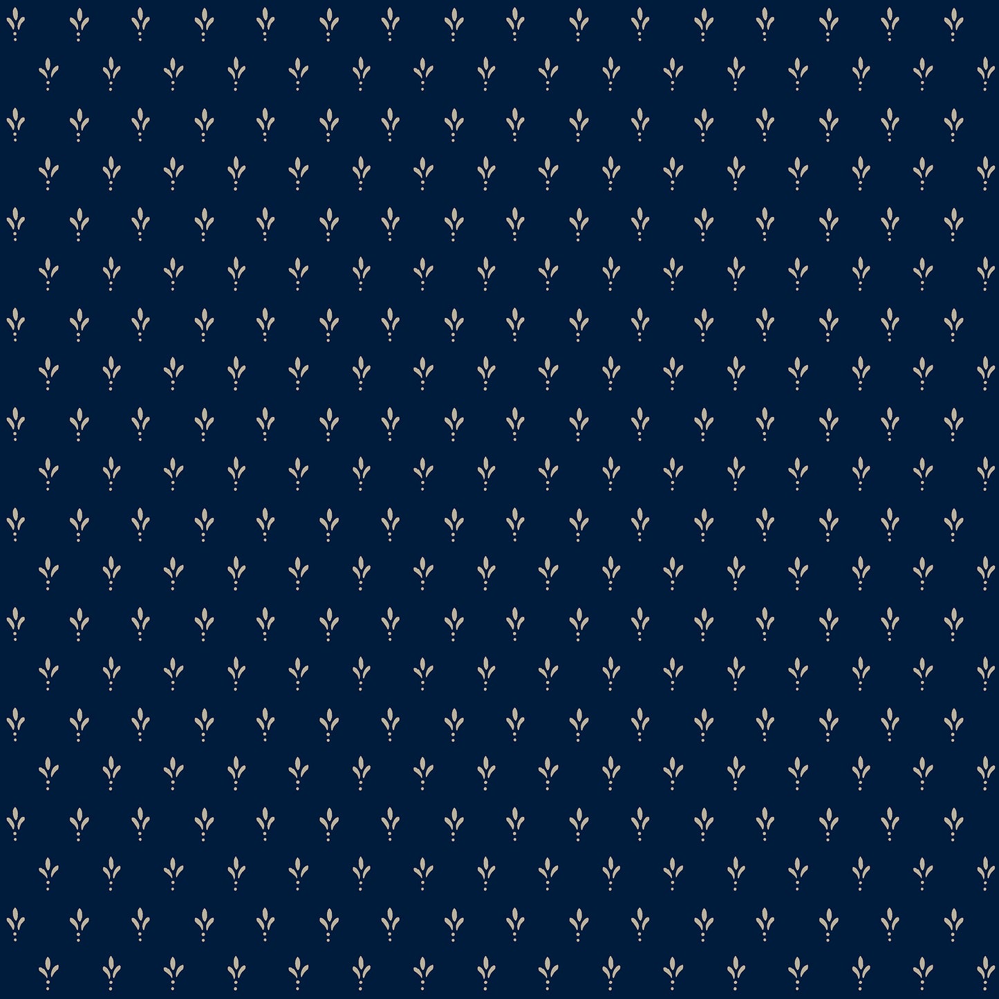 York Wallcoverings Magnolia Home 4 Charm Navy Wallpaper Traditional Small Prints Blues   - MF4776