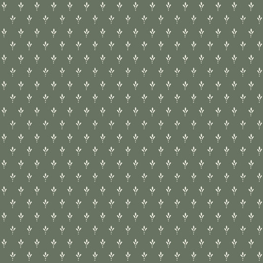 Magnolia Home 4 Charm Small Prints Traditional Green   - MF4777