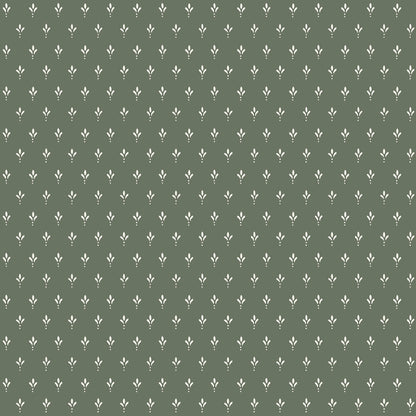 York Wallcoverings Magnolia Home 4 Charm Pine Wallpaper Traditional Small Prints Greens   - MF4777