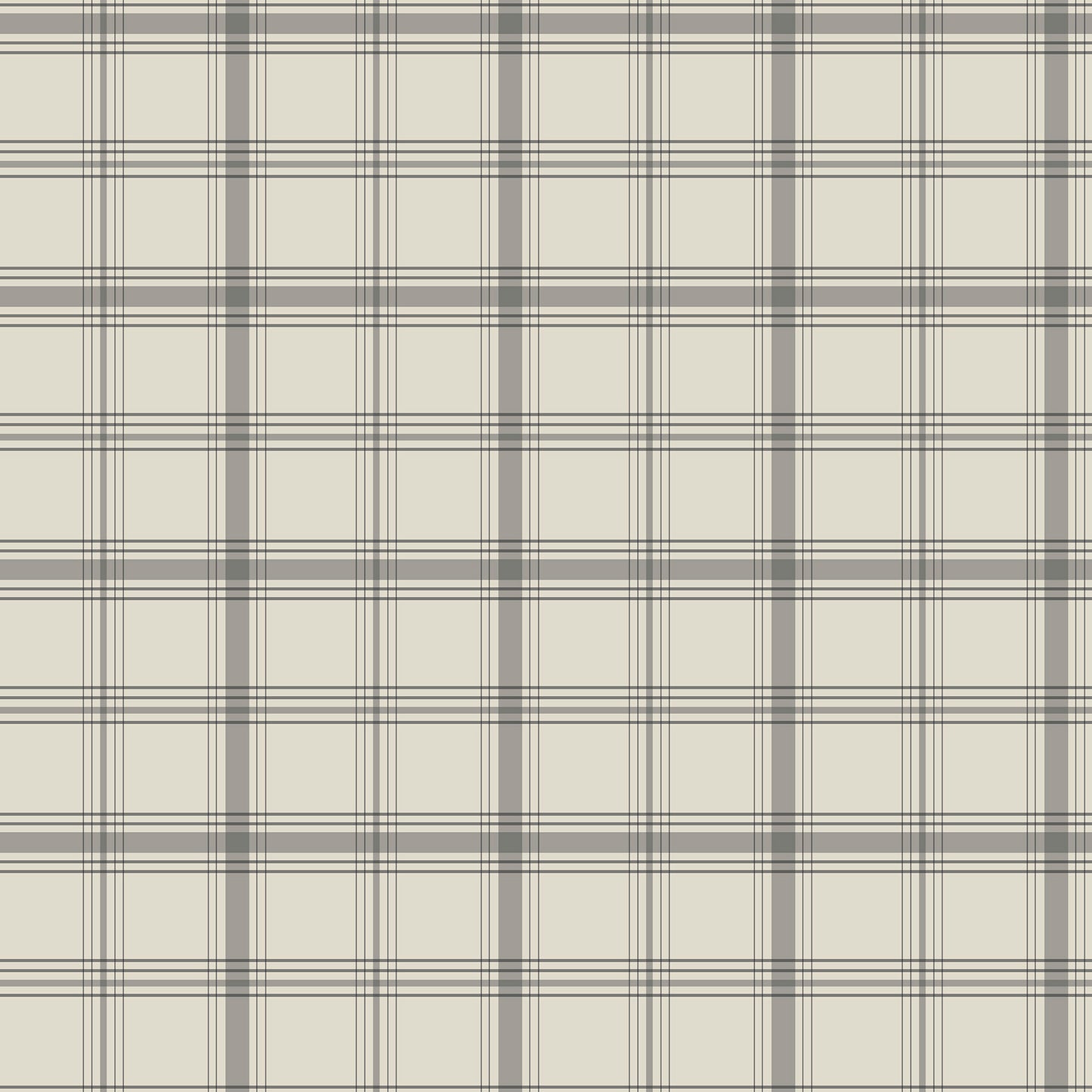 York Wallcoverings Magnolia Home 4 Hunter Charcoal Wallpaper Transitional Plaids and Checks Greys   - MF4792