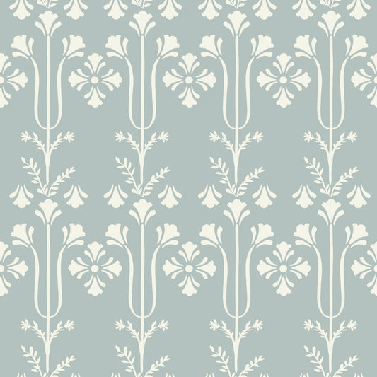 Magnolia Home 4 Lydia Botanical Traditional Blue   - MF4806