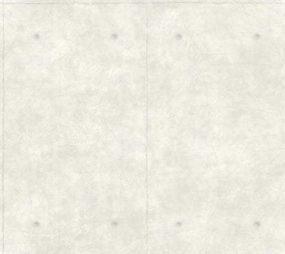 York Wallcoverings Magnolia Home Concrete White and Grey Wallpaper   Whites and Off-Whites   - MH1551