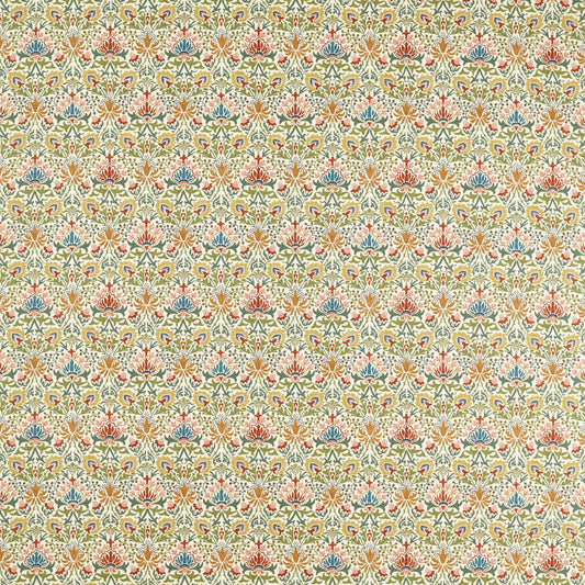 MORRIS & CO Meda Iris Fabric Classic Floral Multi   - MHTF227368