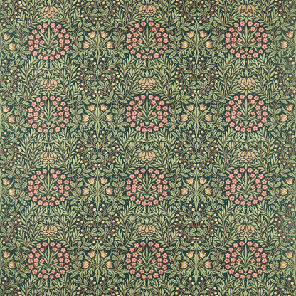 MORRIS & CO Daisy & Oak Fabric Classic Floral Forest   - MHTF227372