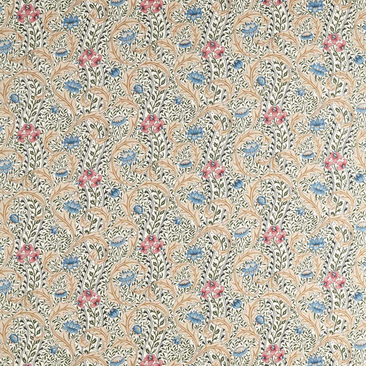 MORRIS & CO Wild Tulip & Vine Fabric Classic Floral Multi   - MHTF227376