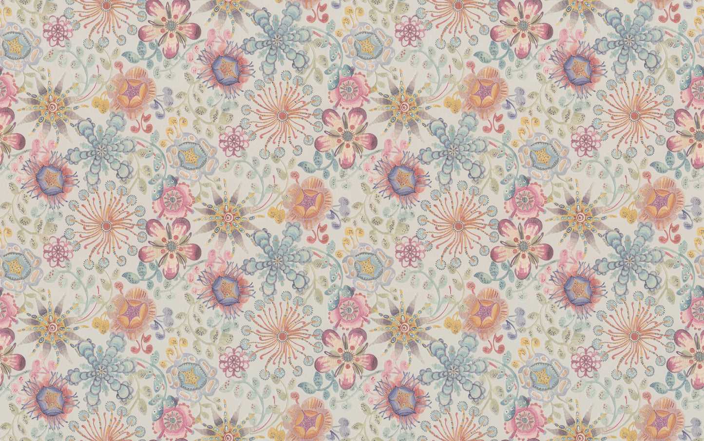 York Wallcoverings Missoni 4 Magic Garden Pink Wallpaper  Florals and Flowers Pinks   - MI10312