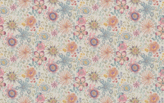 York Wallcoverings Missoni 4 Magic Garden Pink Wallpaper  Florals and Flowers Pinks   - MI10312