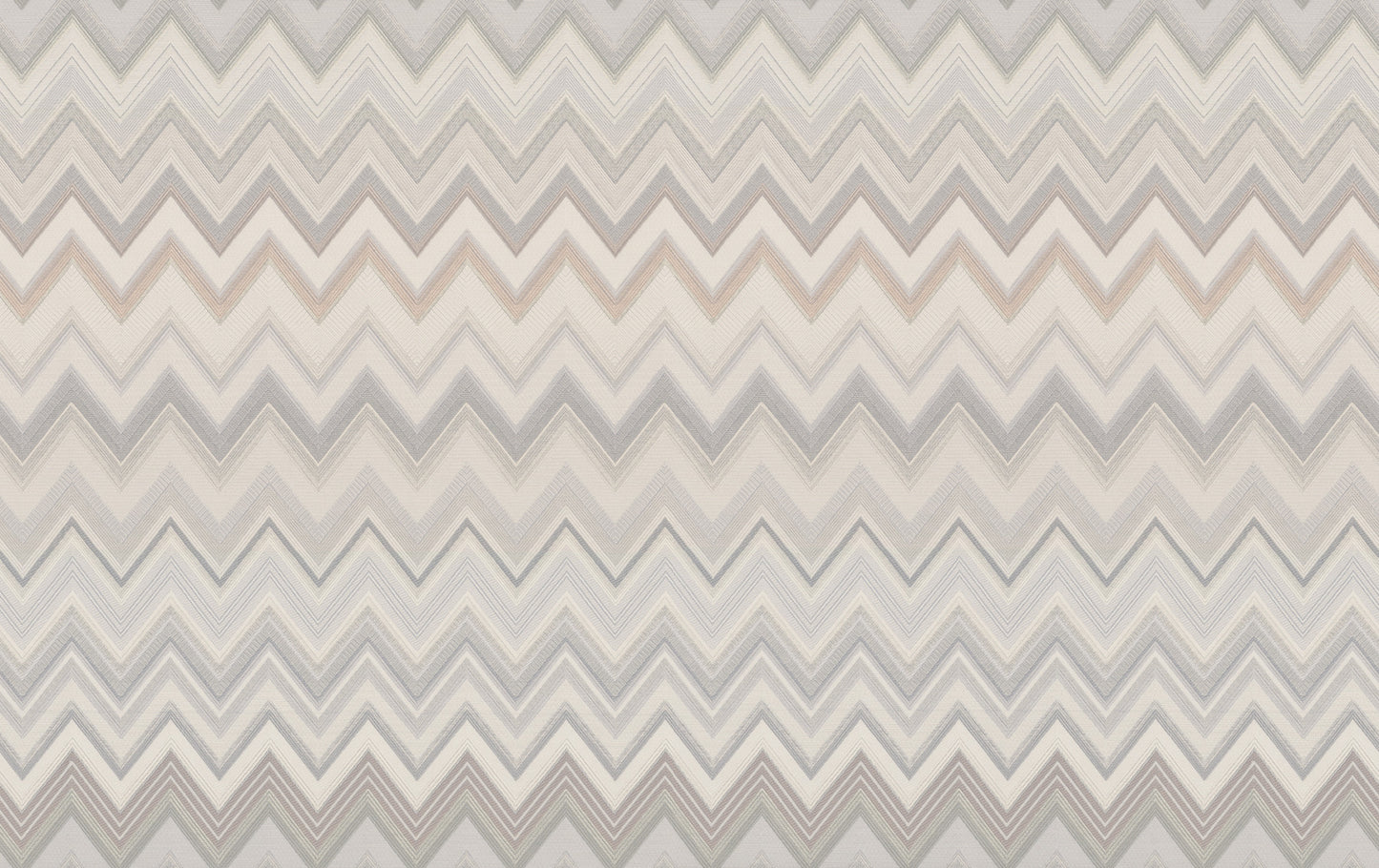 York Wallcoverings Missoni 4 Happy Zigzag Grey Wallpaper  Geometrics Greys   - MI10331