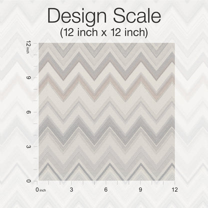 York Wallcoverings Missoni 4 Happy Zigzag Grey Wallpaper  Geometrics Greys   - MI10331