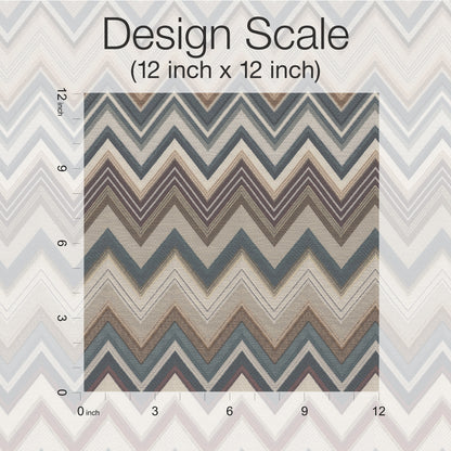 York Wallcoverings Missoni 4 Happy Zigzag Green and Brown Wallpaper  Geometrics Greens   - MI10332