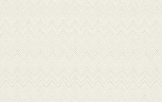 York Wallcoverings Missoni 4 Happy Zigzag Cream Wallpaper  Geometrics Whites and Off-Whites   - MI10337
