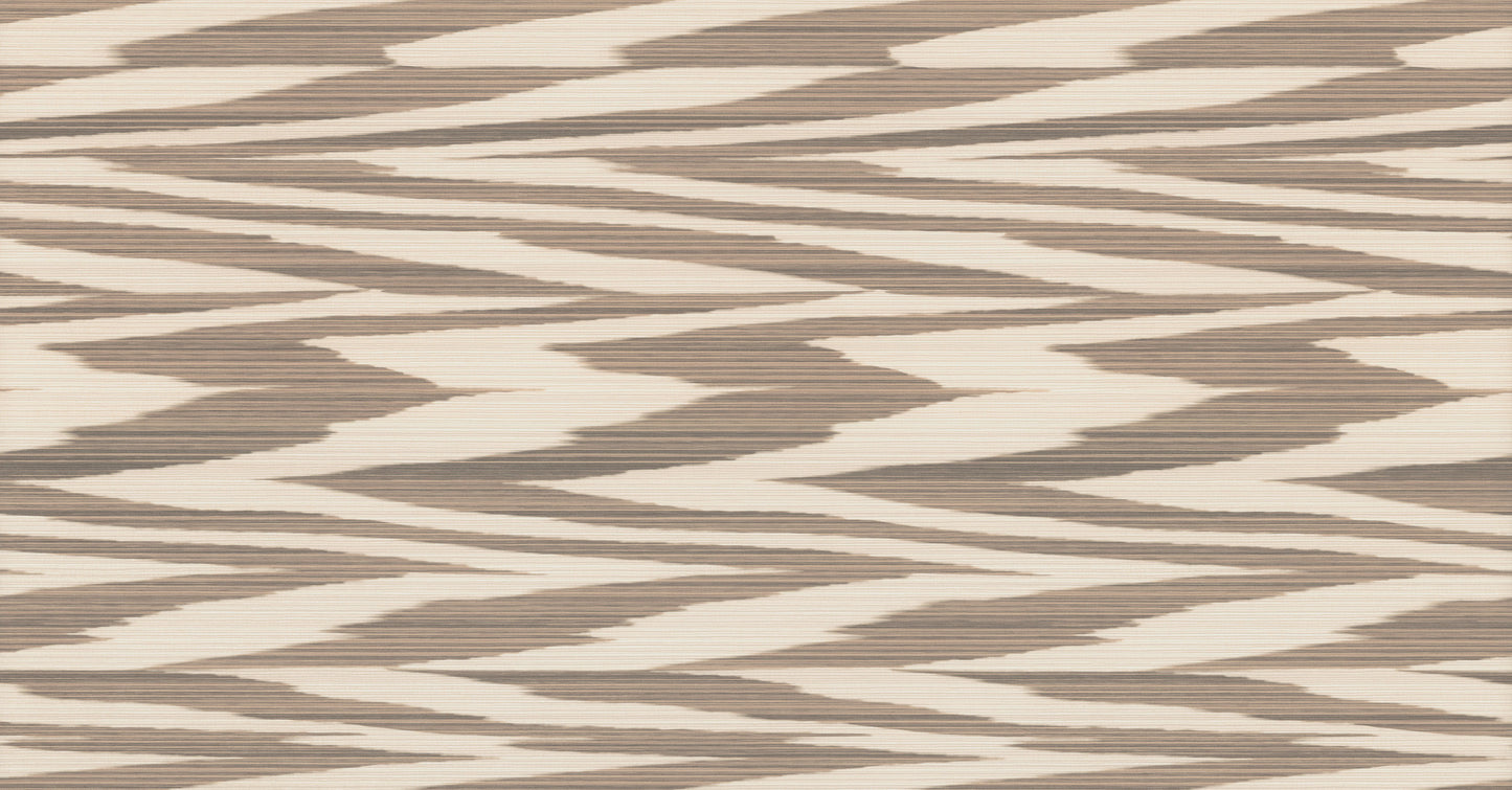 York Wallcoverings Missoni 4 Flamed Zigzag Brown and Cream Wallpaper  Geometrics Browns   - MI10342