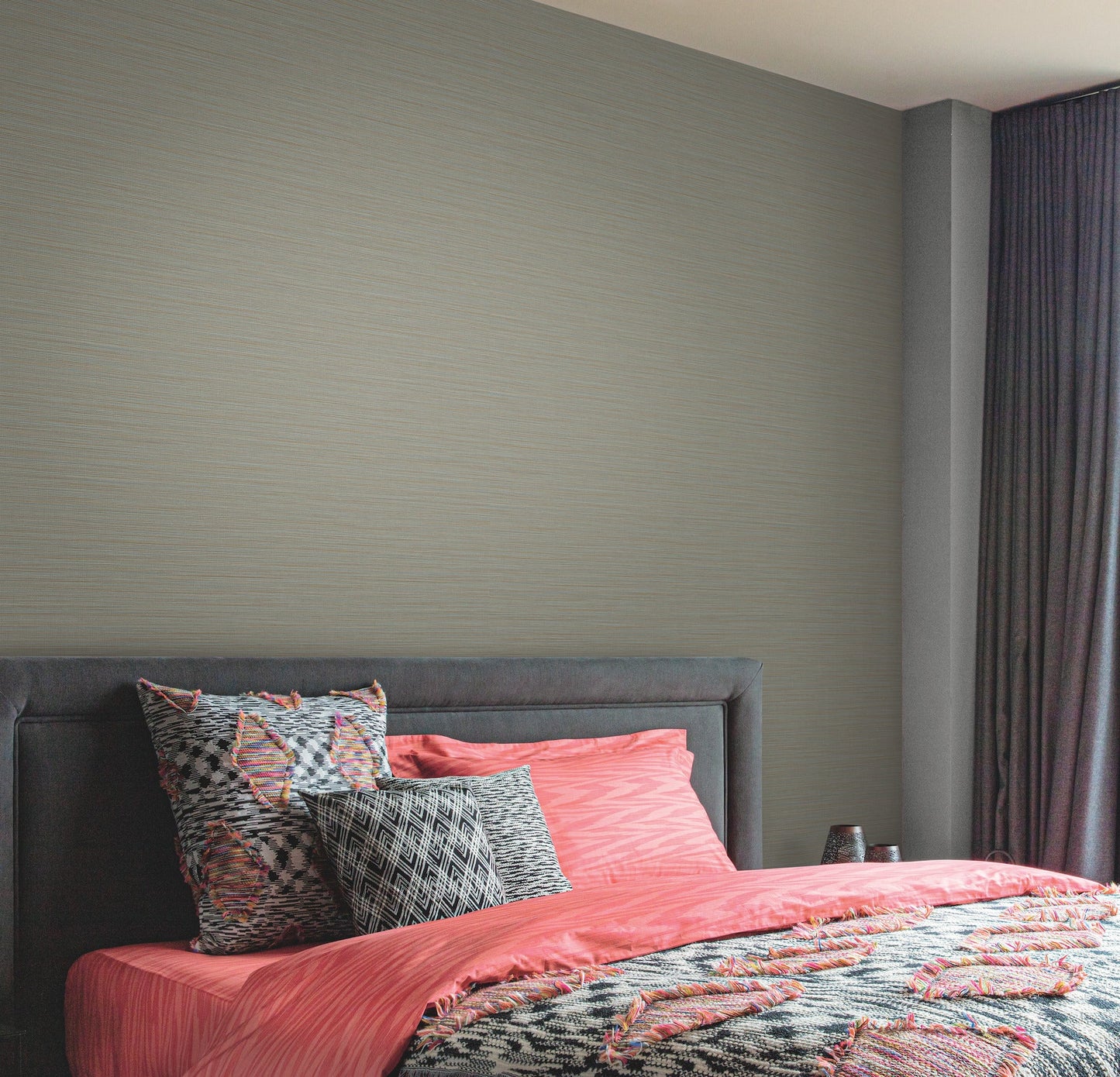 York Wallcoverings Missoni Cannete Green Wallpaper  Textures Greens   - MI10371