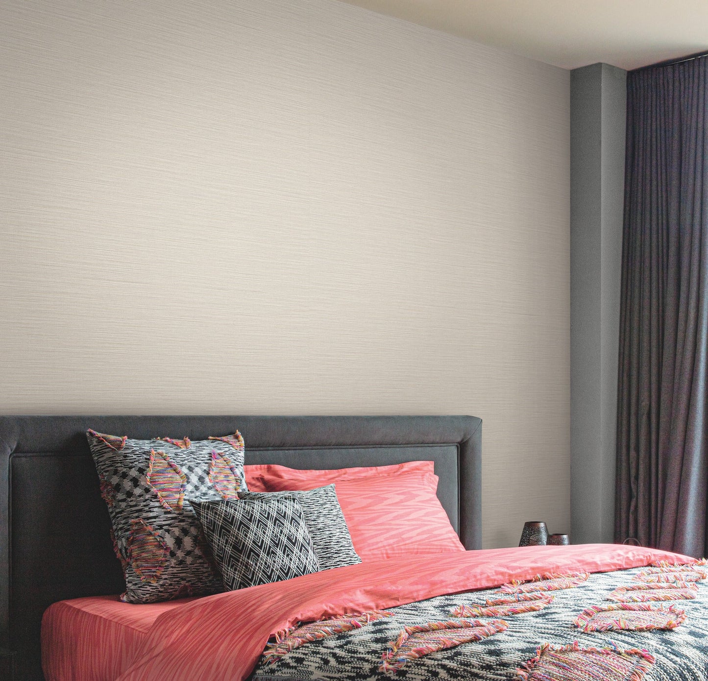 York Wallcoverings Missoni Cannete Tan Wallpaper  Textures Neutrals   - MI10374