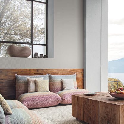 York Wallcoverings Missoni Macro Chevron Grey Wallpaper  Geometrics Greys   - MI10381